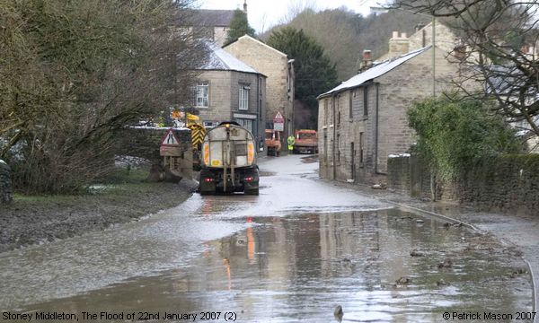 Recent Photograph of The Flood of 22nd January 2007 (2) (Stoney Middleton)