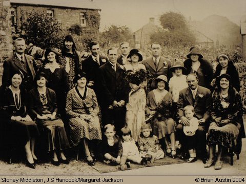 Old Photograph of J.S. Hancock/Margaret Jackson (Stoney Middleton)