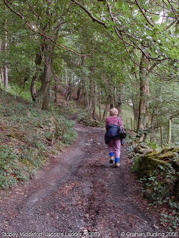 Recent Photograph of Jacob's Ladder (in 2006) (Stoney Middleton)