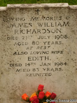 RICHARDSON, James W & Edith