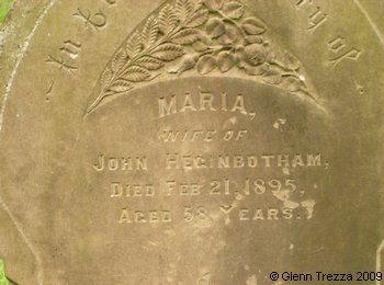 HEGINBOTHAM, Maria & John