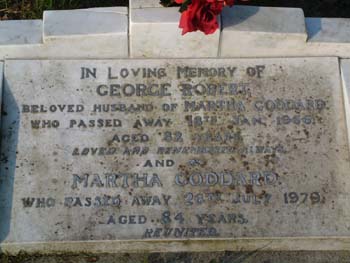 GODDARD, George Robert & Martha