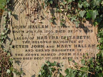 HALLAM, John & Martha Elizabeth