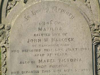 HANCOCK, Matilda & Mabel V
