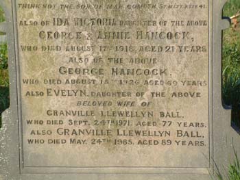 BALL, Granville L & Evelyn