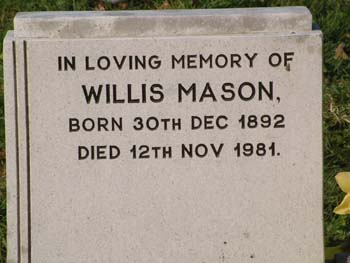 MASON, Willis