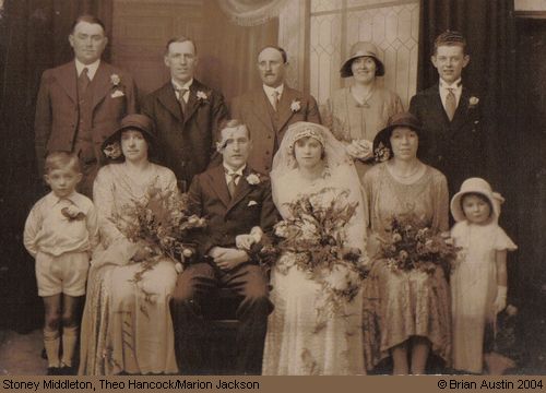 Old Photograph of Theo Hancock/Marion Jackson (Stoney Middleton)