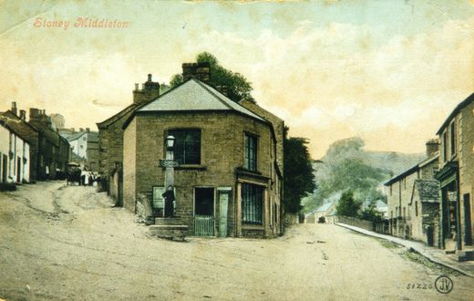 Old Postcard of The Cross (Stoney Middleton)