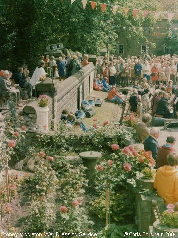 Stoney Middleton, Well Dressing Service (in The Nook)