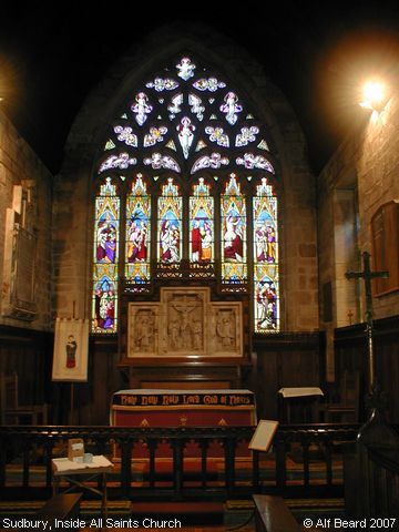 Recent Photograph of Inside All Saints Church (Sudbury)