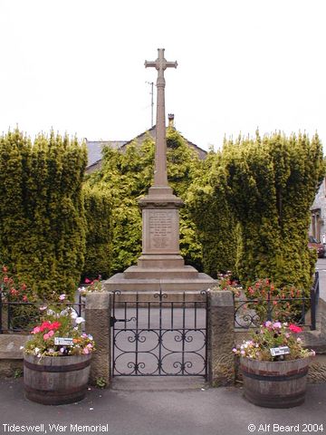 Recent Photograph of War Memorial (Tideswell)