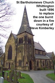 Recent Photograph of St Bartholomew's Church (Whittington)
