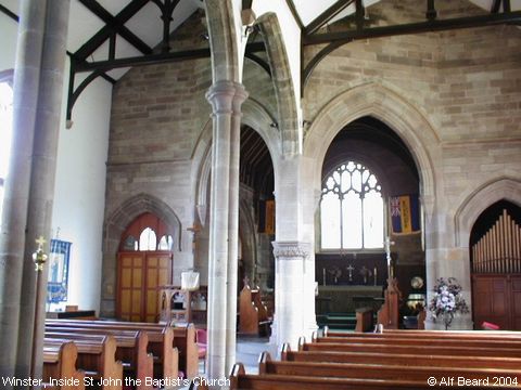 Recent Photograph of Inside St John the Baptist's Church (Winster)