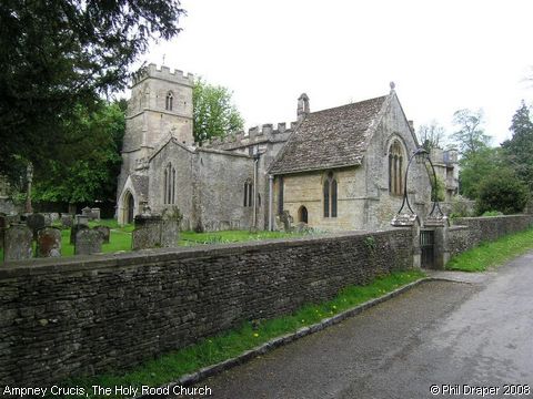 Recent Photograph of The Holy Rood Church (Ampney Crucis)