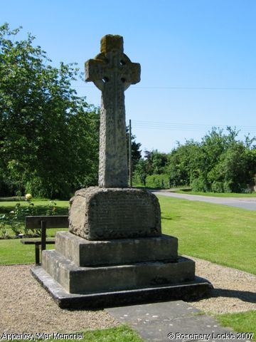 Recent Photograph of War Memorial (Apperley)