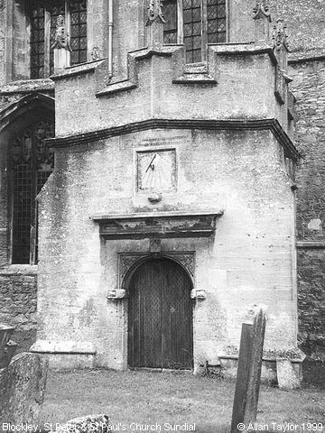 Recent Photograph of St Peter & St Paul's Church (Sundial) (Blockley)