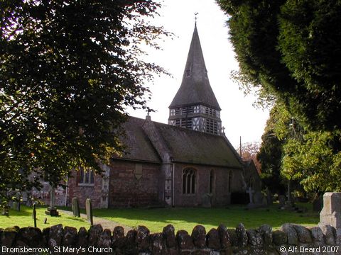 Recent Photograph of St Mary's Church (Bromsberrow)
