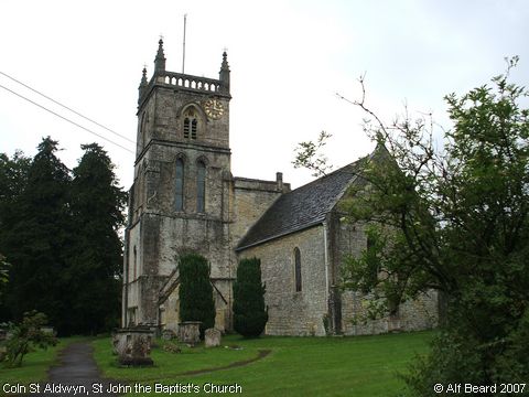 Recent Photograph of St John the Baptist's Church (Coln St Aldwyn)