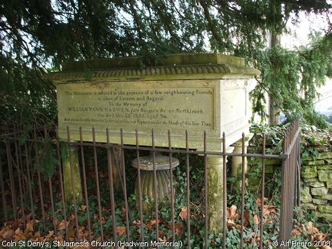 Recent Photograph of St James's Church (Hadwen Memorial) (Coln St Denys)