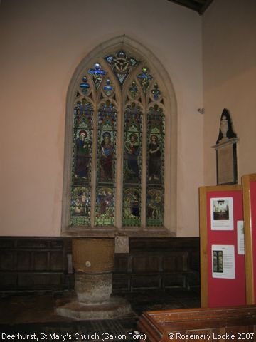Recent Photograph of St Mary the Virgin's Church (Saxon Font) (Deerhurst)