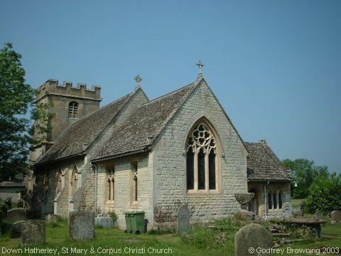 Recent Photograph of St Mary & Corpus Christi Church (Down Hatherley)