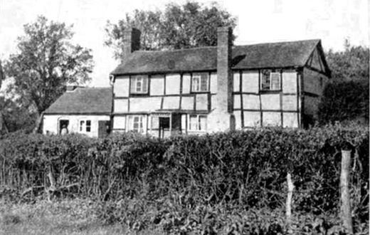 Old Postcard of “Little Iddens” (Dymock)