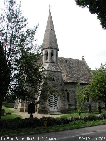 Recent Photograph of St John the Baptist's Church (Edge)