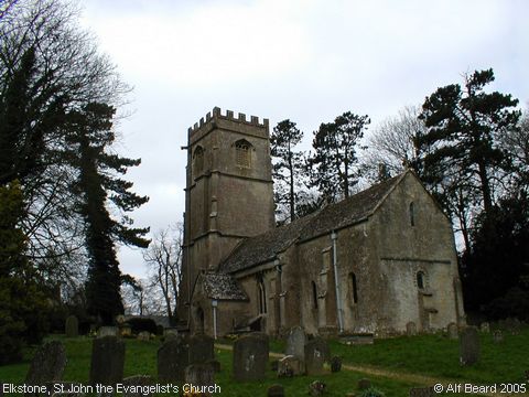 Recent Photograph of St John the Evangelist's Church (Elkstone)