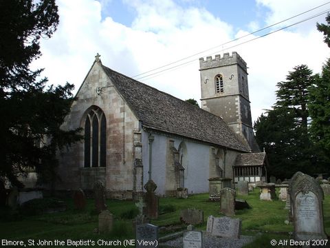 Recent Photograph of St John the Baptist's Church (NE View) (Elmore)