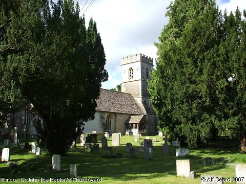Recent Photograph of St John the Baptist's Churchyard (Elmore)