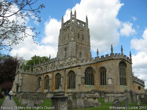 Recent Photograph of St Mary the Virgin's Church (Fairford)