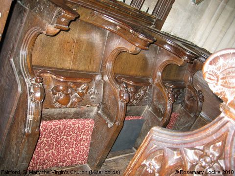 Recent Photograph of St Mary the Virgin's Church (Misericords) (Fairford)
