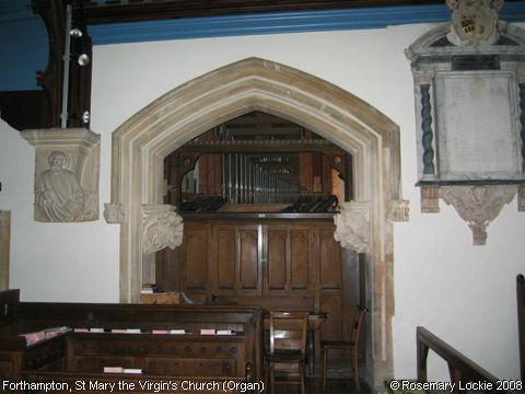 Recent Photograph of St Mary the Virgin's Church (Organ) (Forthampton)
