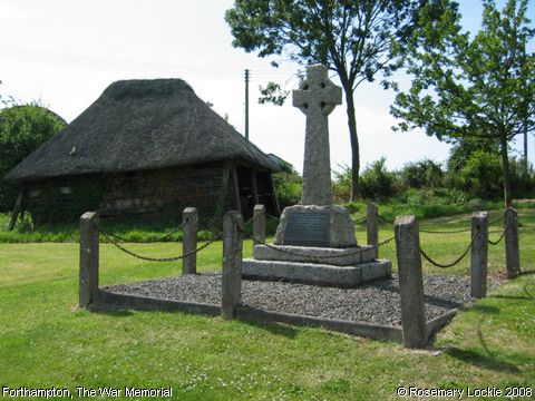 Recent Photograph of War Memorial (Forthampton)