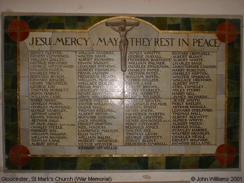 Recent Photograph of St Mark's Church (War Memorial) (Gloucester)