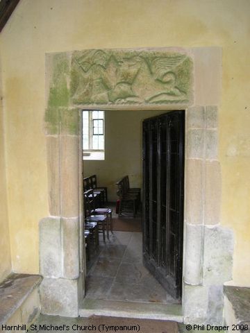 Recent Photograph of St Michael's Church (Tympanum) (Harnhill)