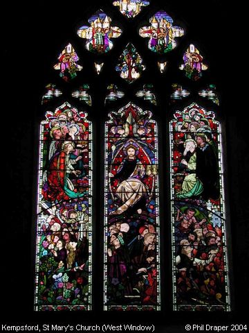 Recent Photograph of St Mary's Church (West Window) (Kempsford)