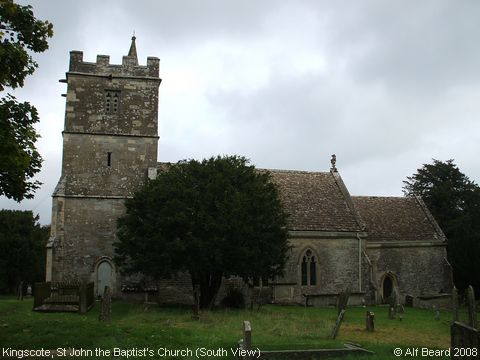 Recent Photograph of St John the Baptist's Church (South View) (Kingscote)