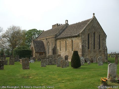 Recent Photograph of St Peter's Church (S. View) (Little Rissington)