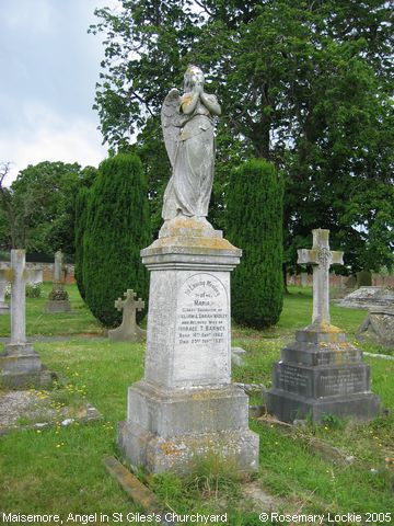 Recent Photograph of Angel in St Giles's Churchyard (Maisemore)