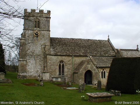 Recent Photograph of St Andrew's Church (Miserden)