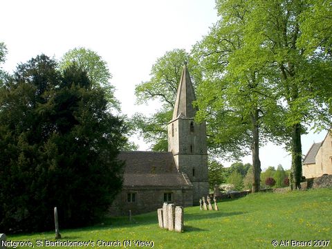 Recent Photograph of St Bartholomew's Church (N View) (Notgrove)