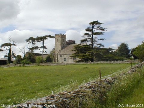 Recent Photograph of St Arilda's Church (Oldbury on the Hill)