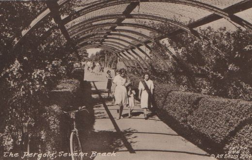 Old Postcard of The Pergola at Severn Beach (Severn Beach)