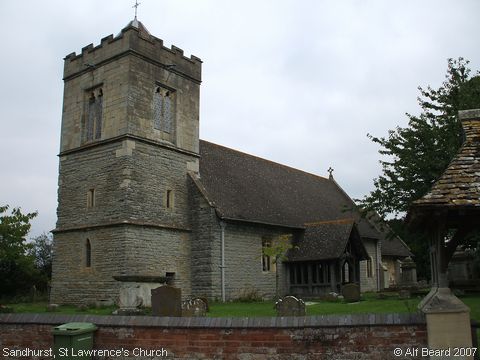 Recent Photograph of St Lawrence's Church (Sandhurst)