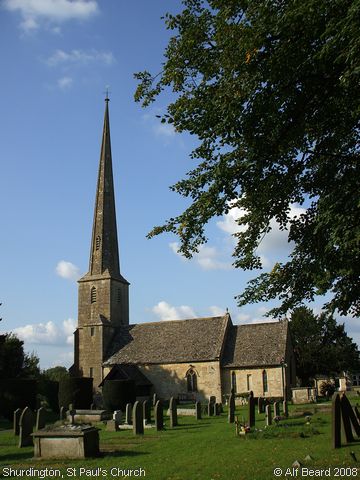 Recent Photograph of St Paul's Church (Shurdington)