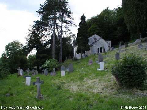 Recent Photograph of Holy Trinity Churchyard (Slad)