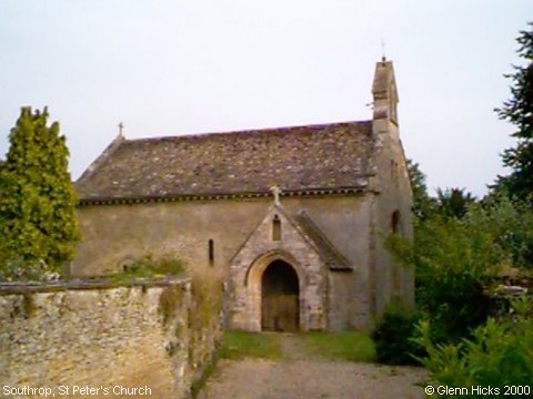 Recent Photograph of St Peter's Church (Southrop)