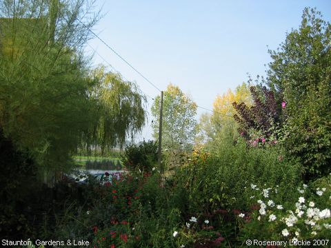 Recent Photograph of Gardens & Lake (Staunton by Redmarley)