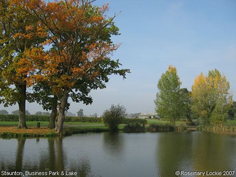 Recent Photograph of Business Park & Lake (Staunton by Redmarley)